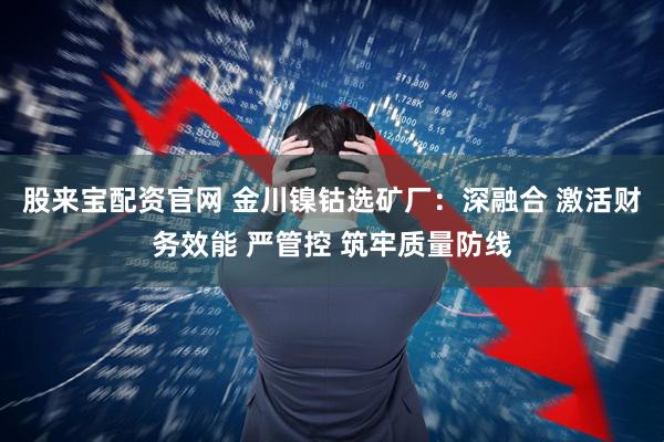 股来宝配资官网 金川镍钴选矿厂：深融合 激活财务效能 严管控 筑牢质量防线